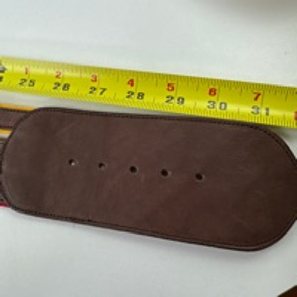 Women's Vintage Sportmax Leather Belt - Made in Italy size Small - Picture 5 of 6